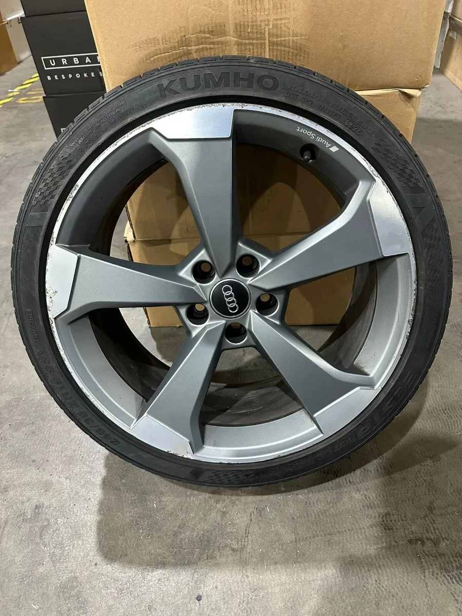 19" GENUINE AUDI ROTOR A4 Alloy Wheels & Tyres - Image 4