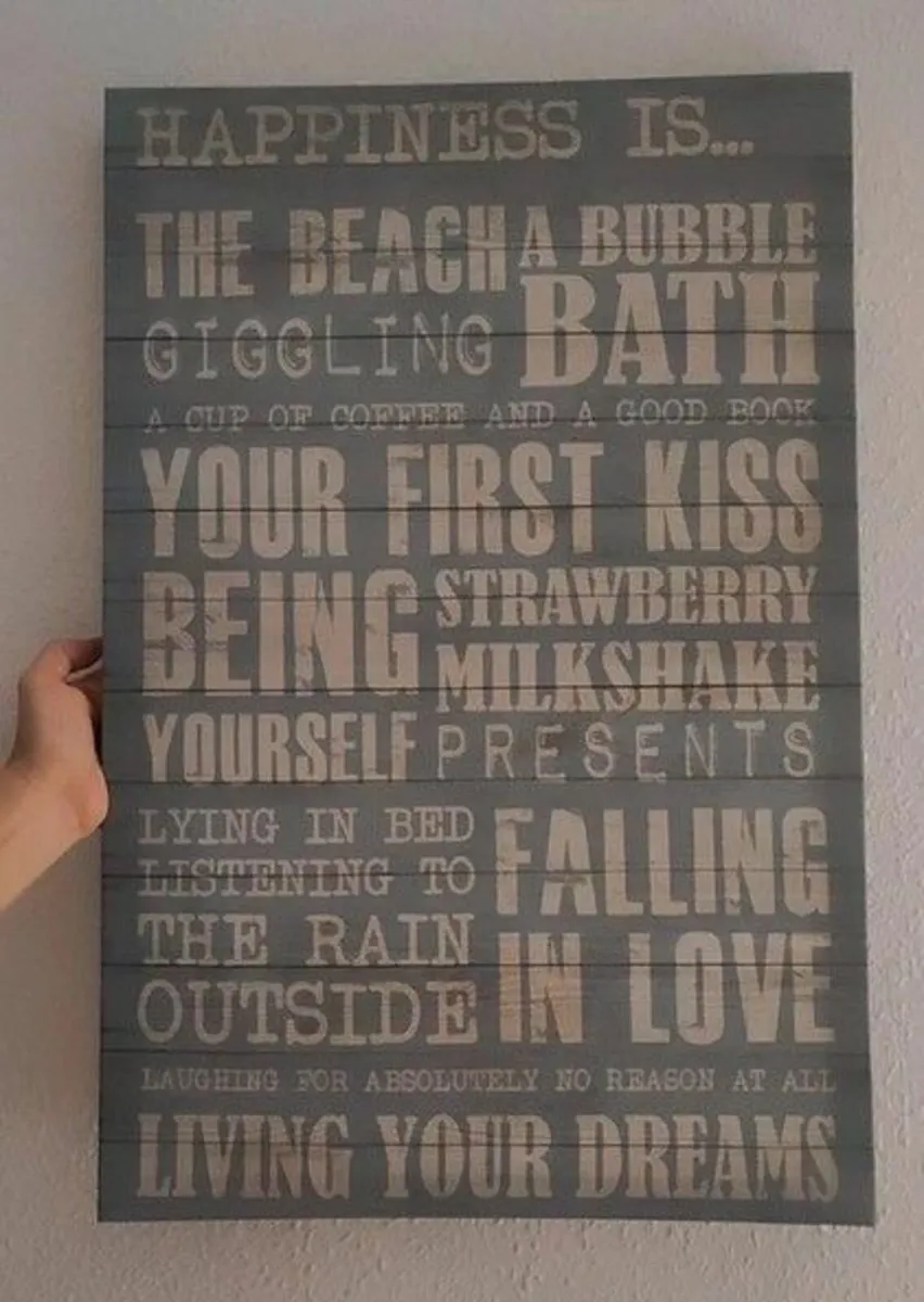 Print Happiness is....