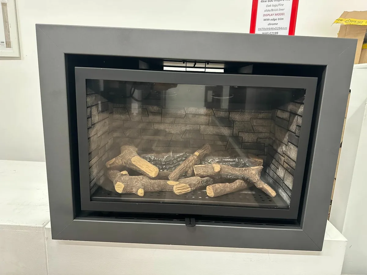 INSPIRE 600 NG Fireslide gas insert(Display model) - Image 3