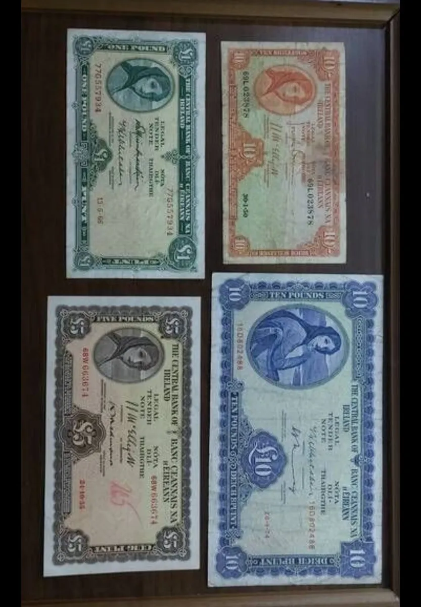 Lady Lavery Banknote Set Ireland (Pre-Decimal) - Image 1
