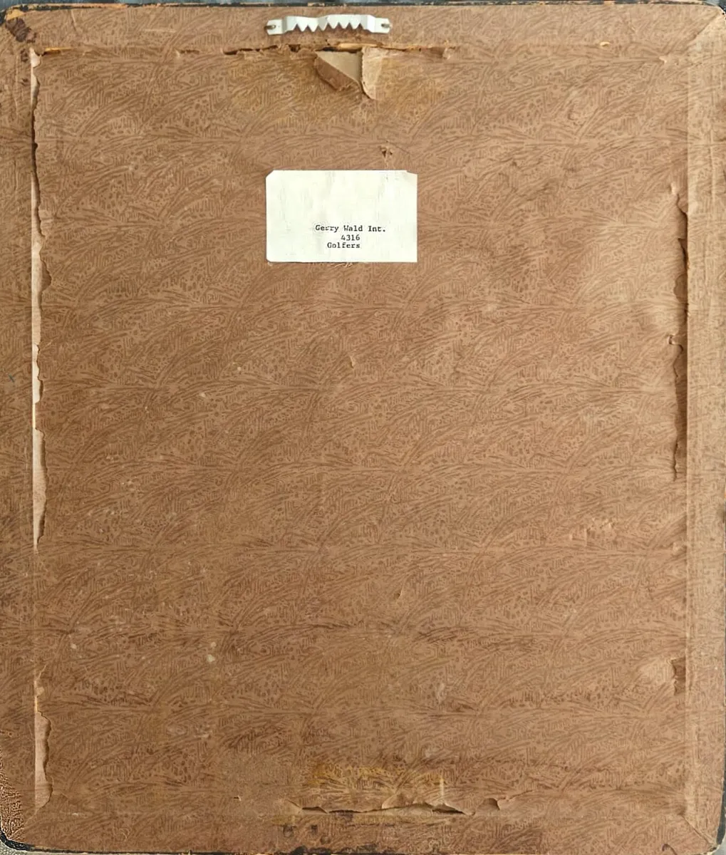 A. B. Frost Framed Golf Art Print "Temper" - Image 2