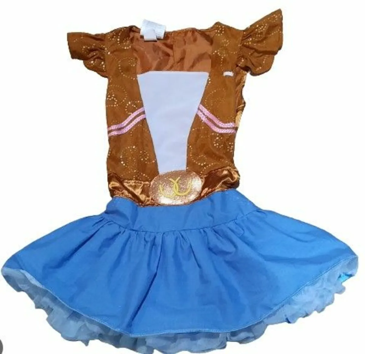 Cowgirl costume with a hat and a horse - Image 1