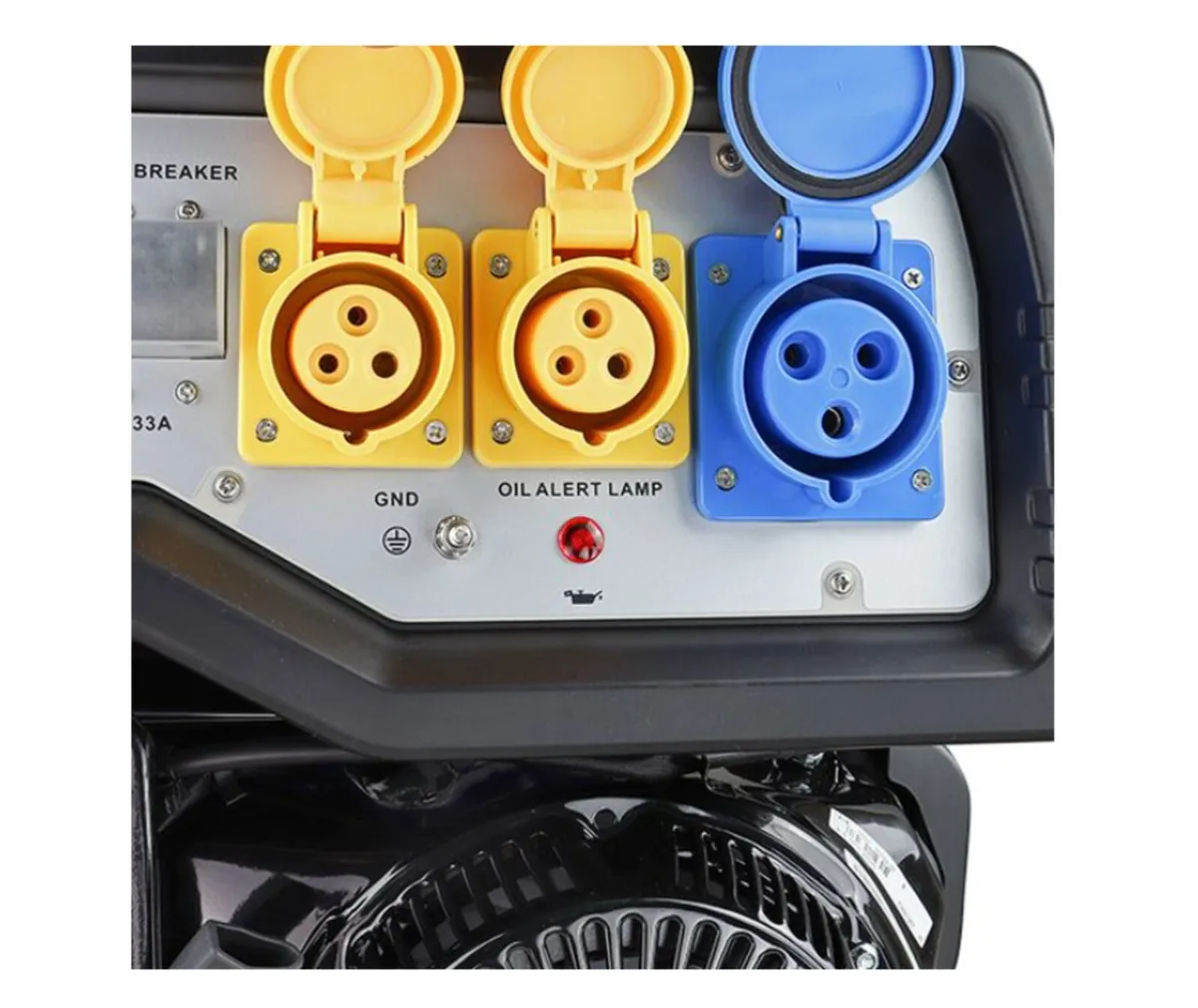 Recoil and Electric Start Site Petrol Generator - Image 4