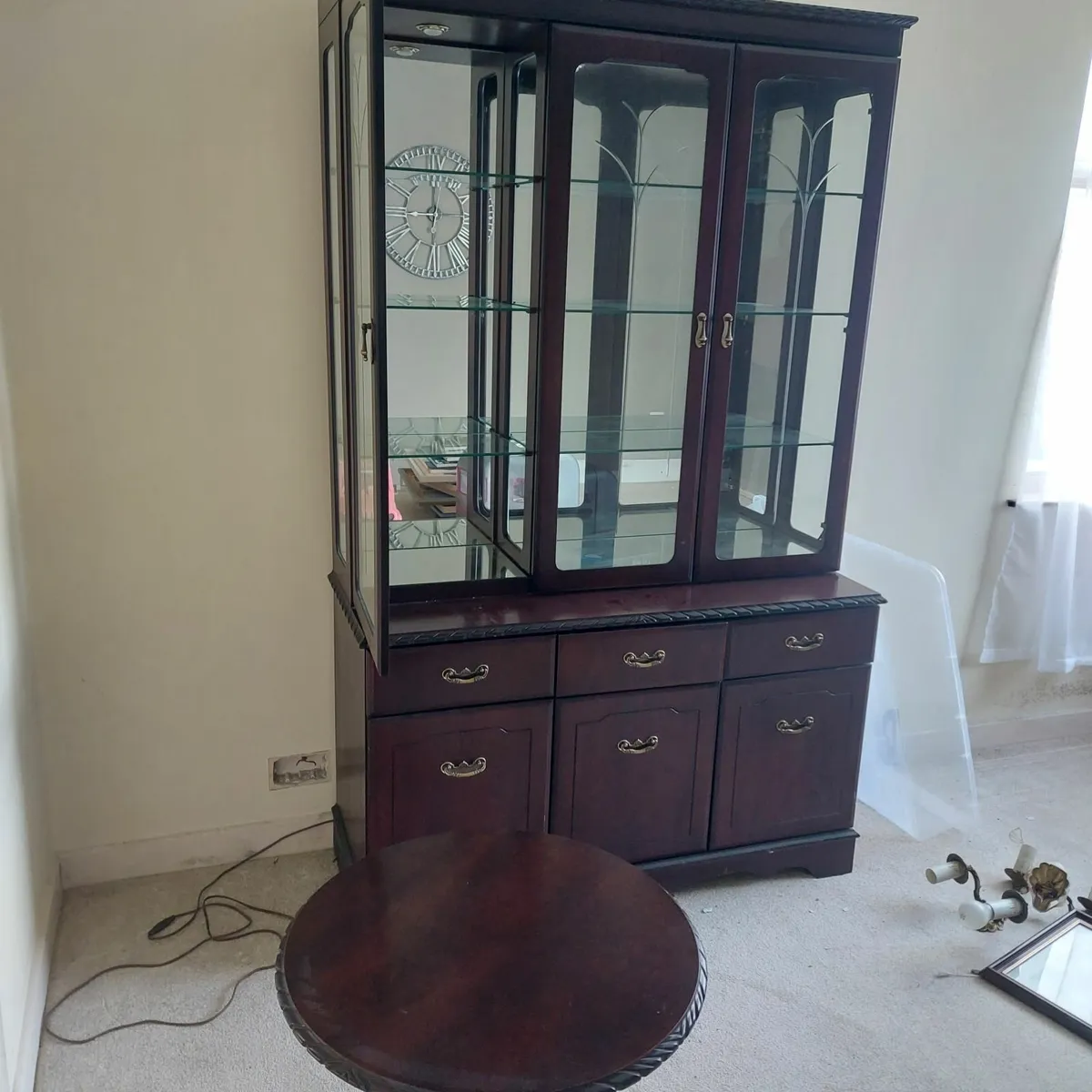 Mahogany Display Cabinet - Image 3