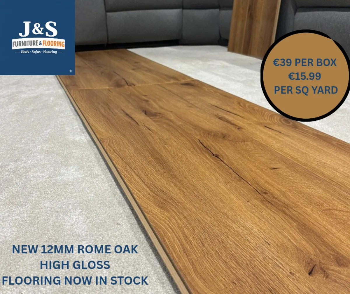 Brand New 12MM High Gloss Flooring - Image 3