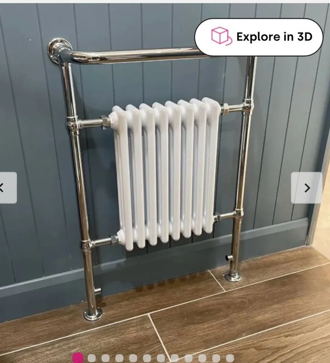 Traditional Cast Iron Towel Rail - Image 1