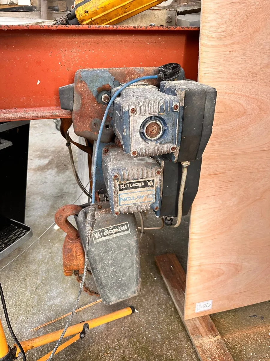 eletric chain hoist dmk donati - Image 1
