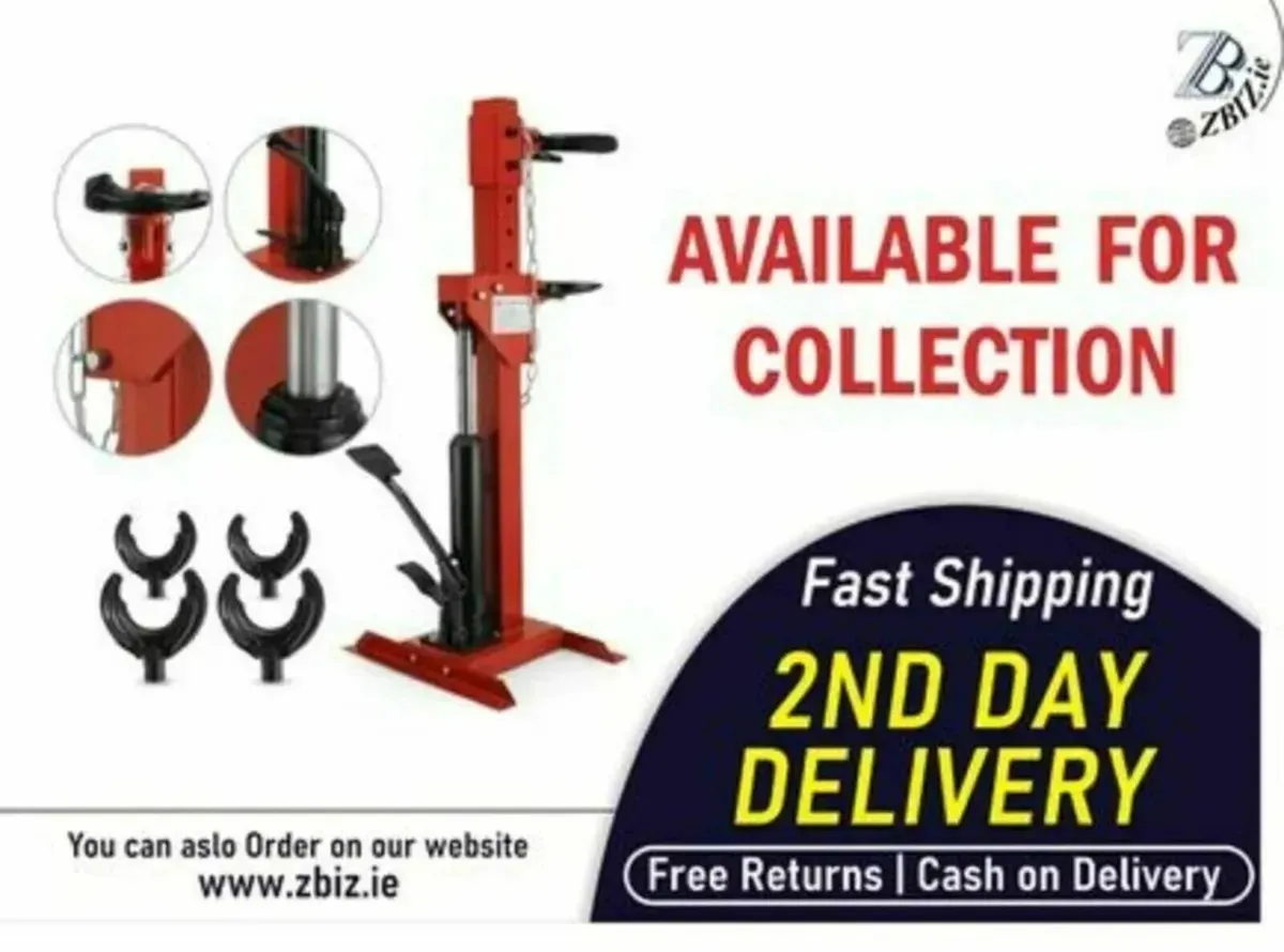 Hydraulic Spring Compressor 1 Ton 2200 LBS - Image 1