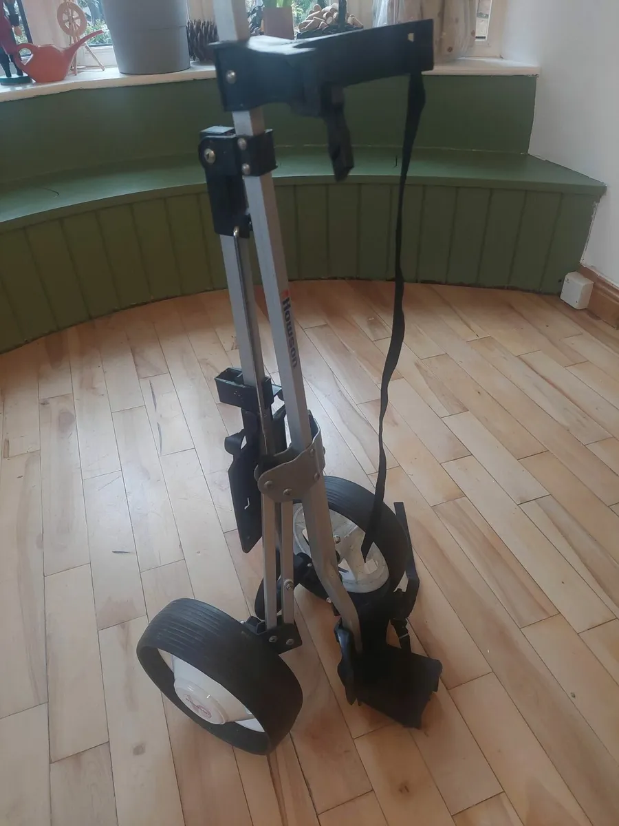 Houston Golf Trolley / Golf Cart - hardly used - Image 3