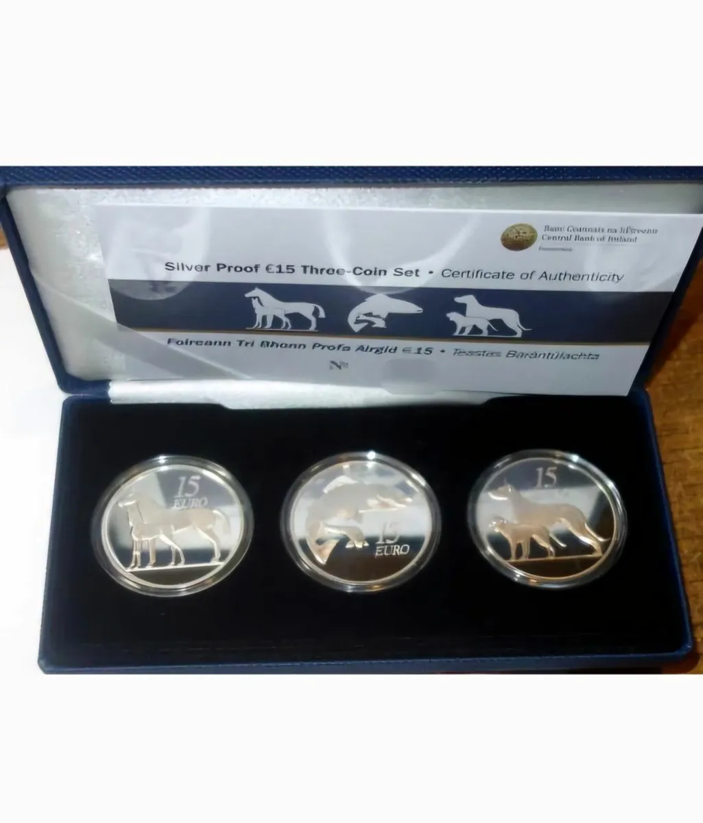 Irish €15 Silver Proof 3 Coin Set