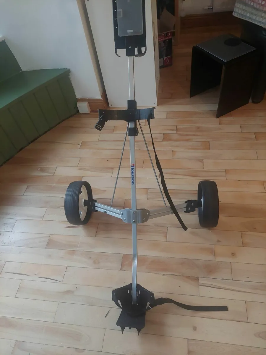 Houston Golf Trolley / Golf Cart - hardly used - Image 4