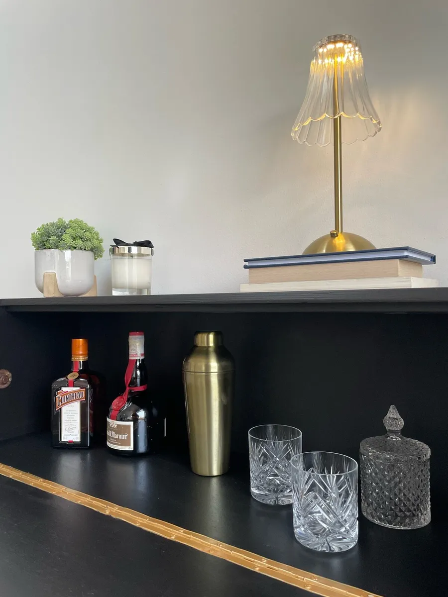 Mid Century writing desk/drinks cabinet - Image 4