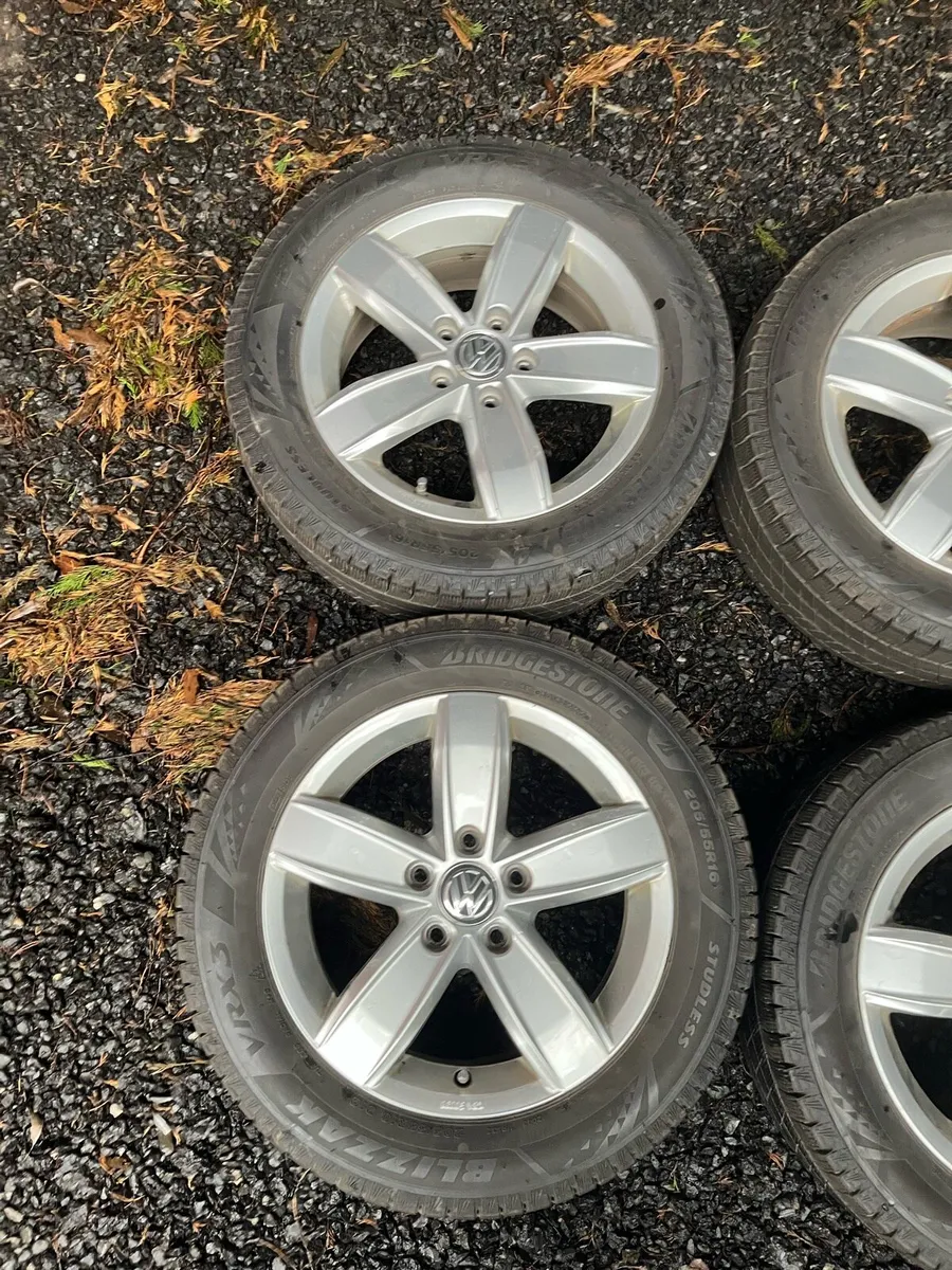 16’ Genuine VW Golf Caddy 5x112 alloy wheels - Image 2