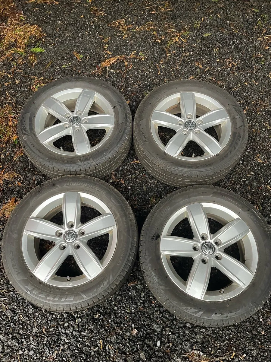 16’ Genuine VW Golf Caddy 5x112 alloy wheels - Image 1