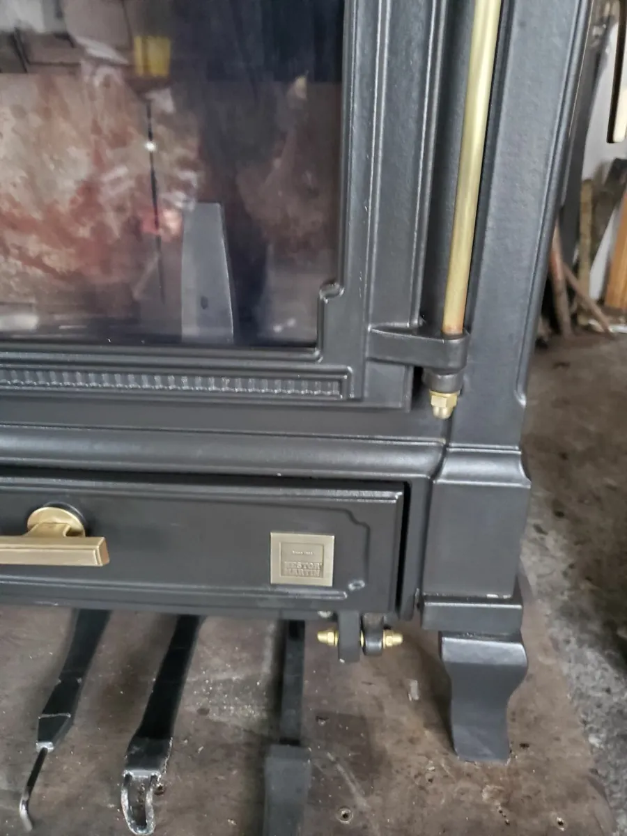 Nestor Martin 8kw solid fuel stove as new - Image 3