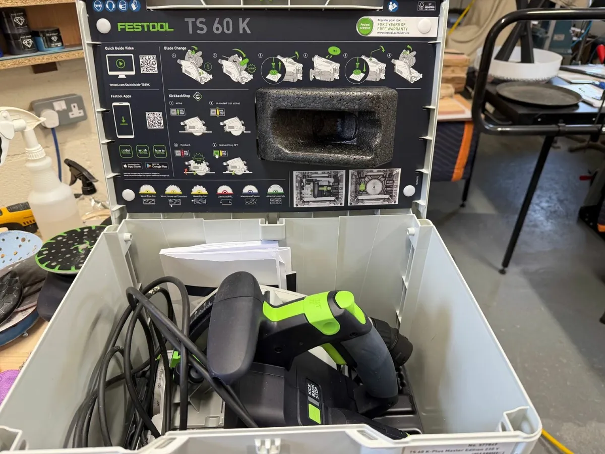Festool Plunge-cut saw TS 60 KEBQ-Plus 230V - Image 4