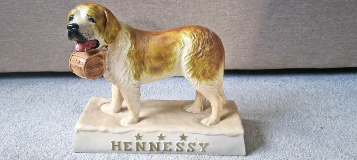 Antique st bernard statues - Image 1