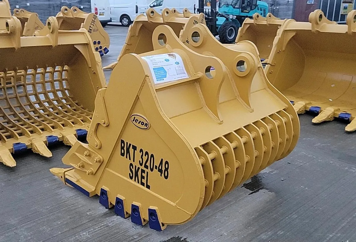 Rock bucket + Riddle bucket  20t 54 inch 80mm pins - Image 4