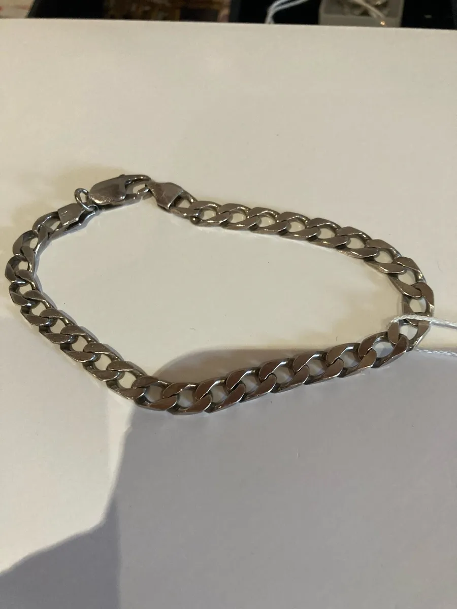Sterling Silver large bracelet - Image 1