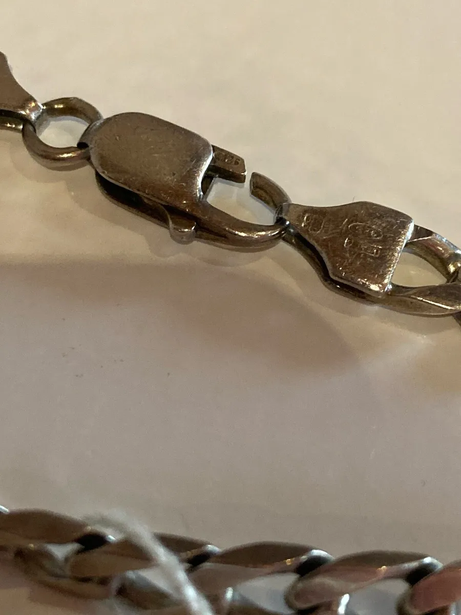 Sterling Silver large bracelet - Image 3