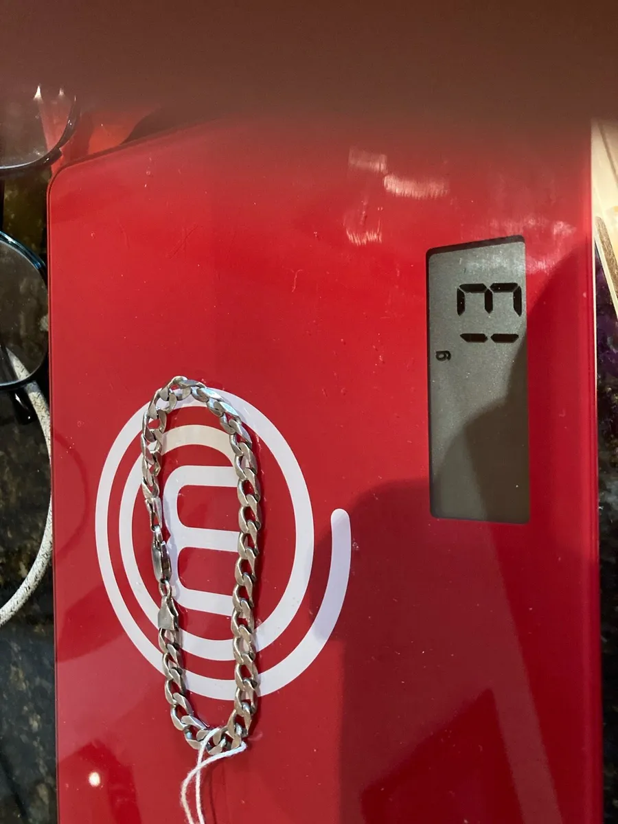 Sterling Silver large bracelet - Image 4