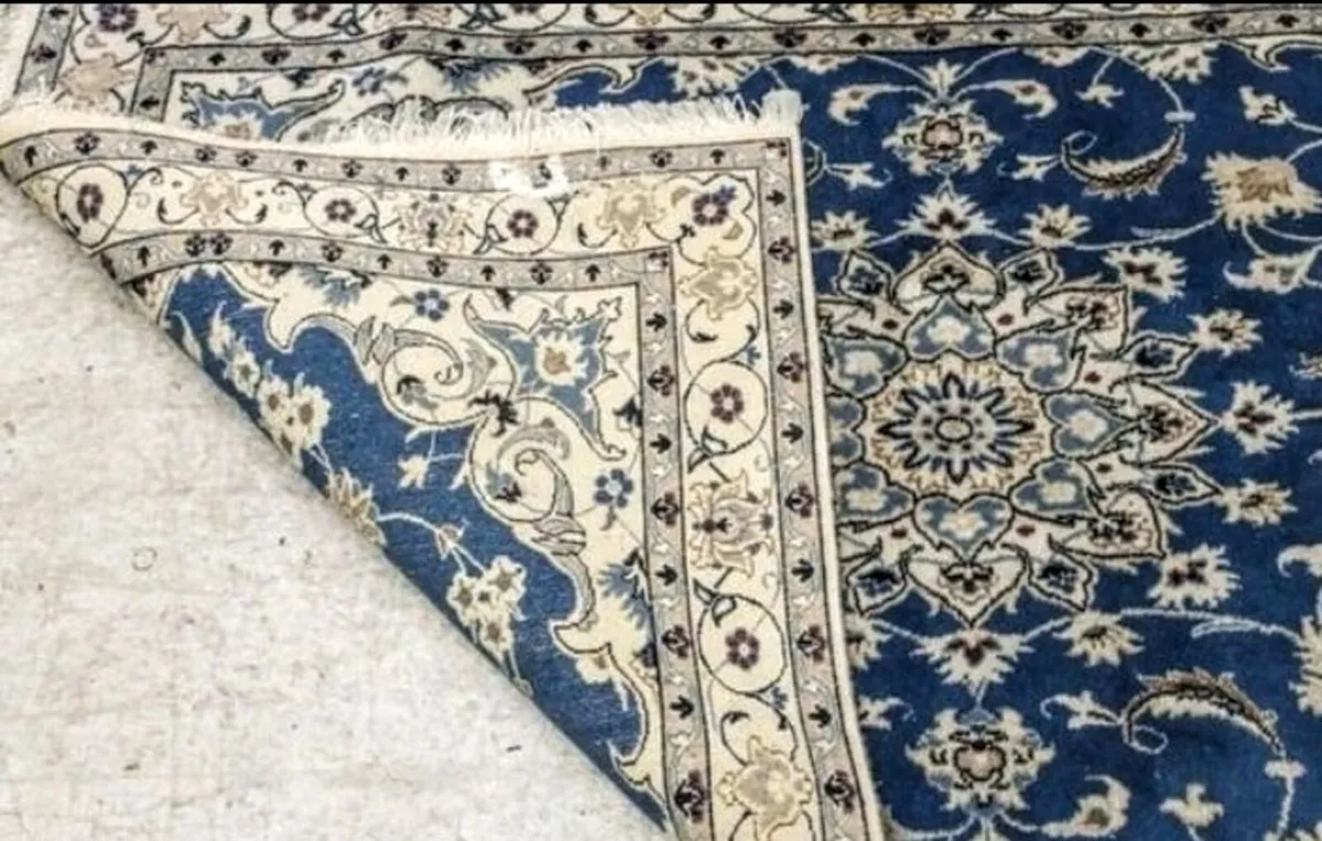 Nain Kashmar hand knotted rug - Image 2