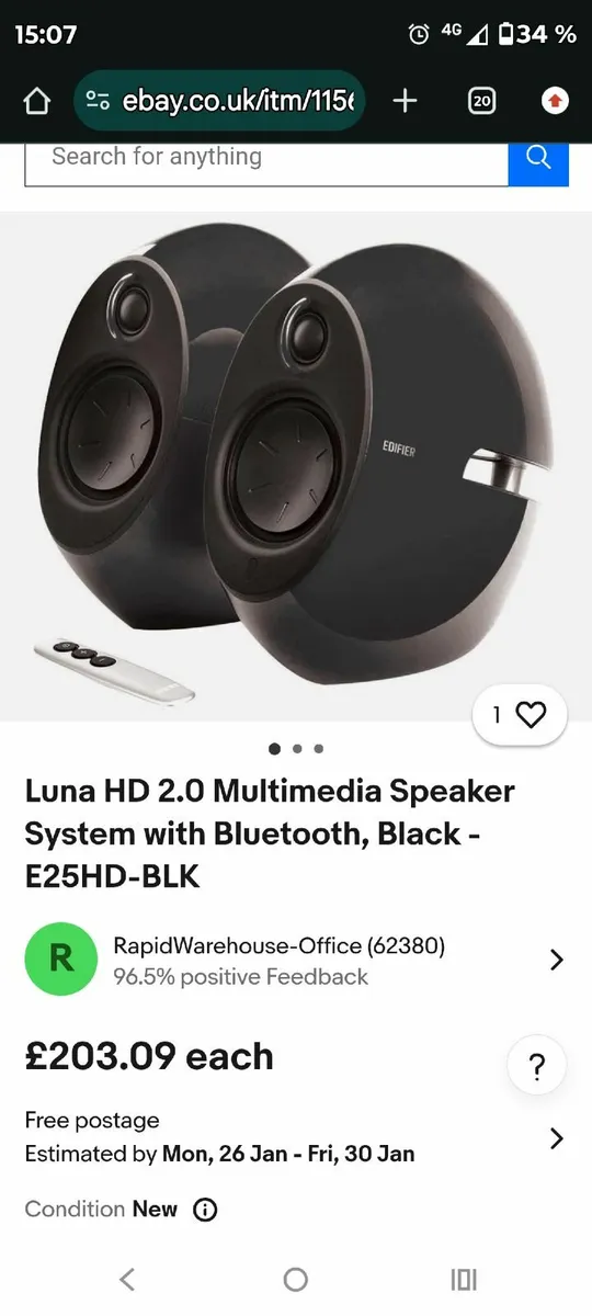 Active Bluetooth Speakers - Image 1