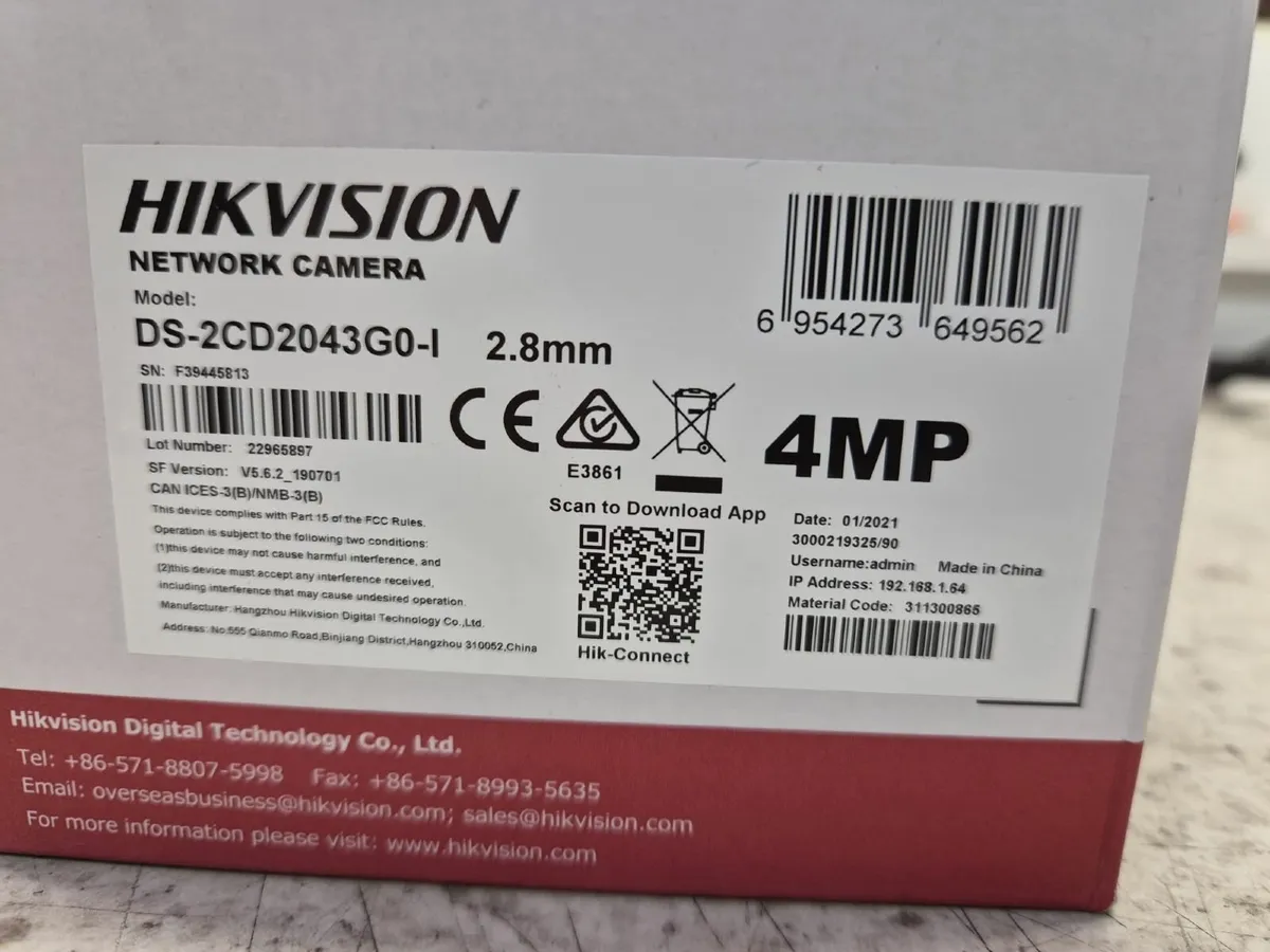 Hikvision DS‑2CD2043G0‑I - Image 2