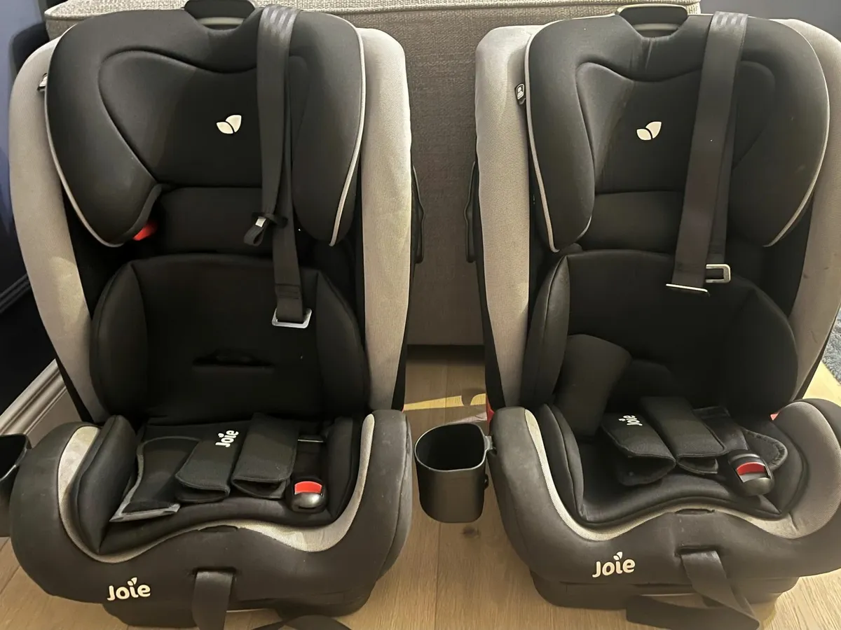 Joie Bold Car Seats Group 1-2-3 (x 2) - Image 1