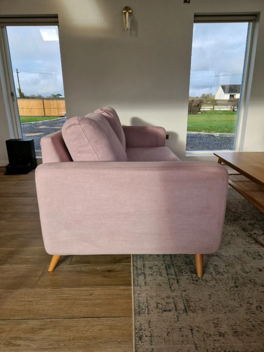 Pink Couch 3 seater - Image 4