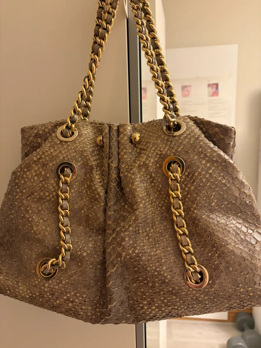 snake leather E/A Hand bag - Image 3