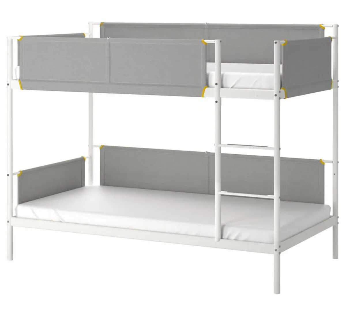 Ikea bunk bed (Vitval) with mattresses - Image 1