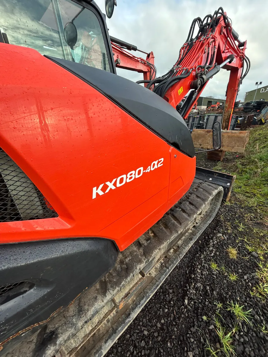 2023 Kubota KX080-4a2 Digger - Image 3