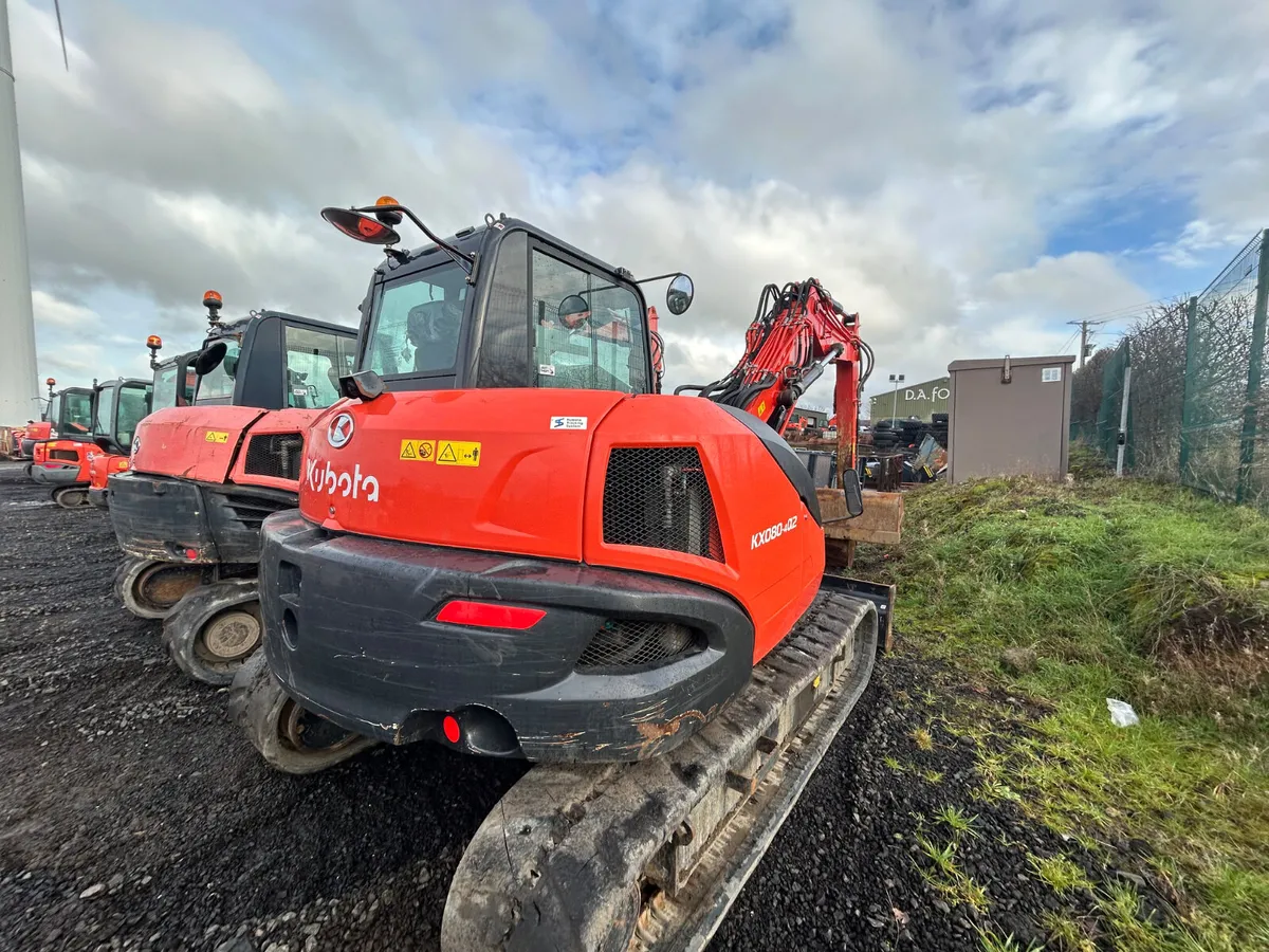 2023 Kubota KX080-4a2 Digger - Image 2