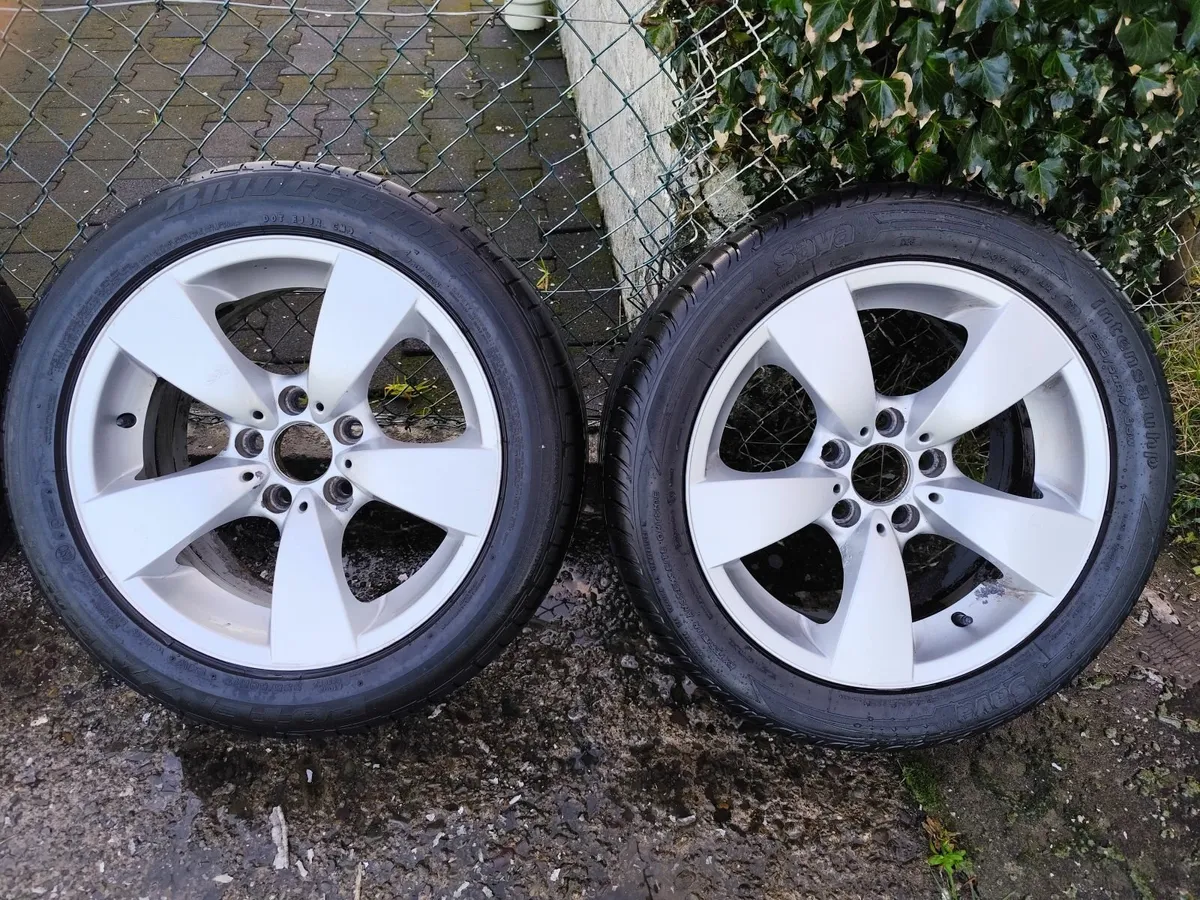 Bmw 5 series e60 Alloy Wheels 17 inch And Tyres - Image 3