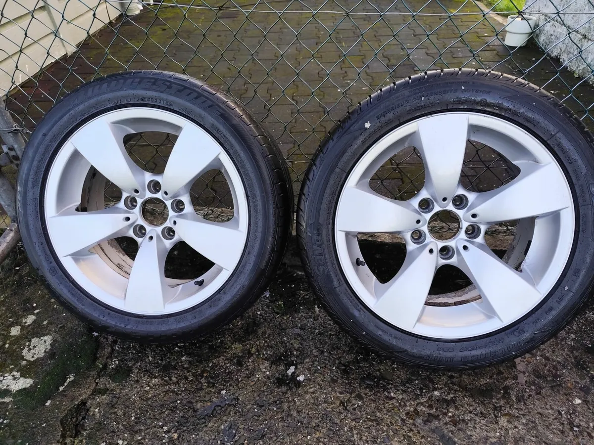 Bmw 5 series e60 Alloy Wheels 17 inch And Tyres - Image 4