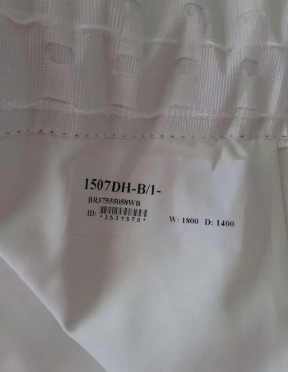 Twill Stripe Blush Curtains - Image 2