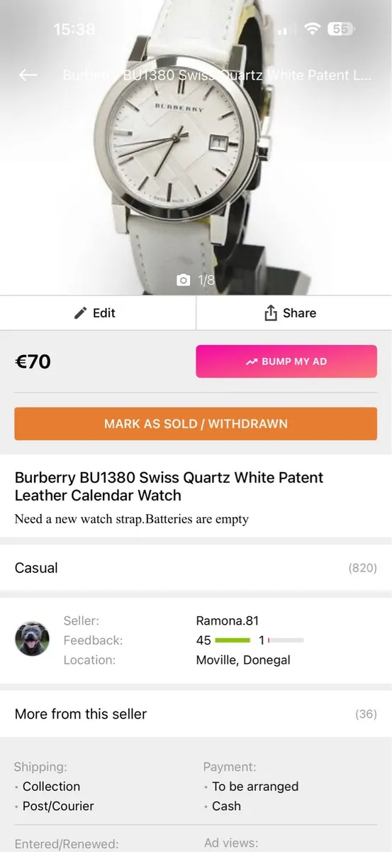 Burberry BU1380 - Image 1