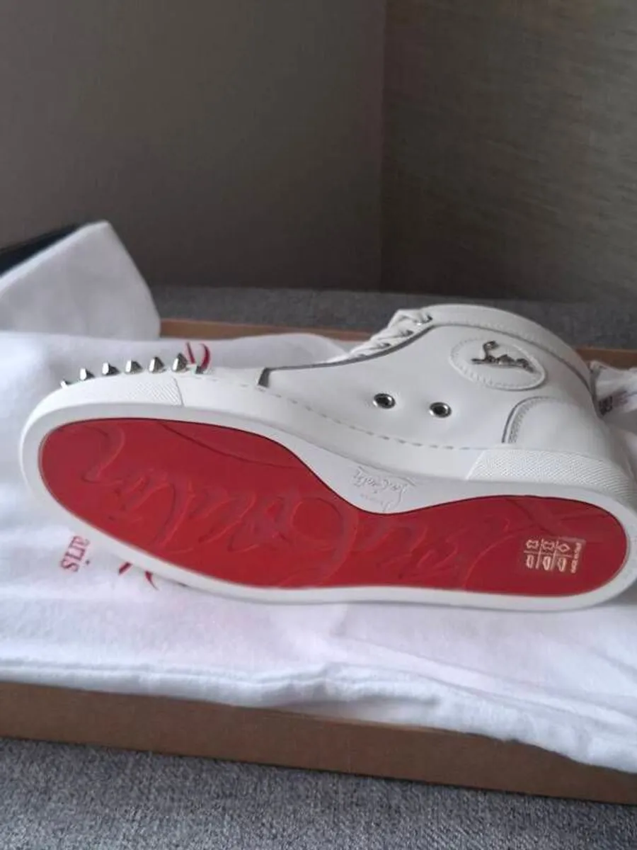 Size 37 Womans Christian Louboutin high-top sneakers - Image 4