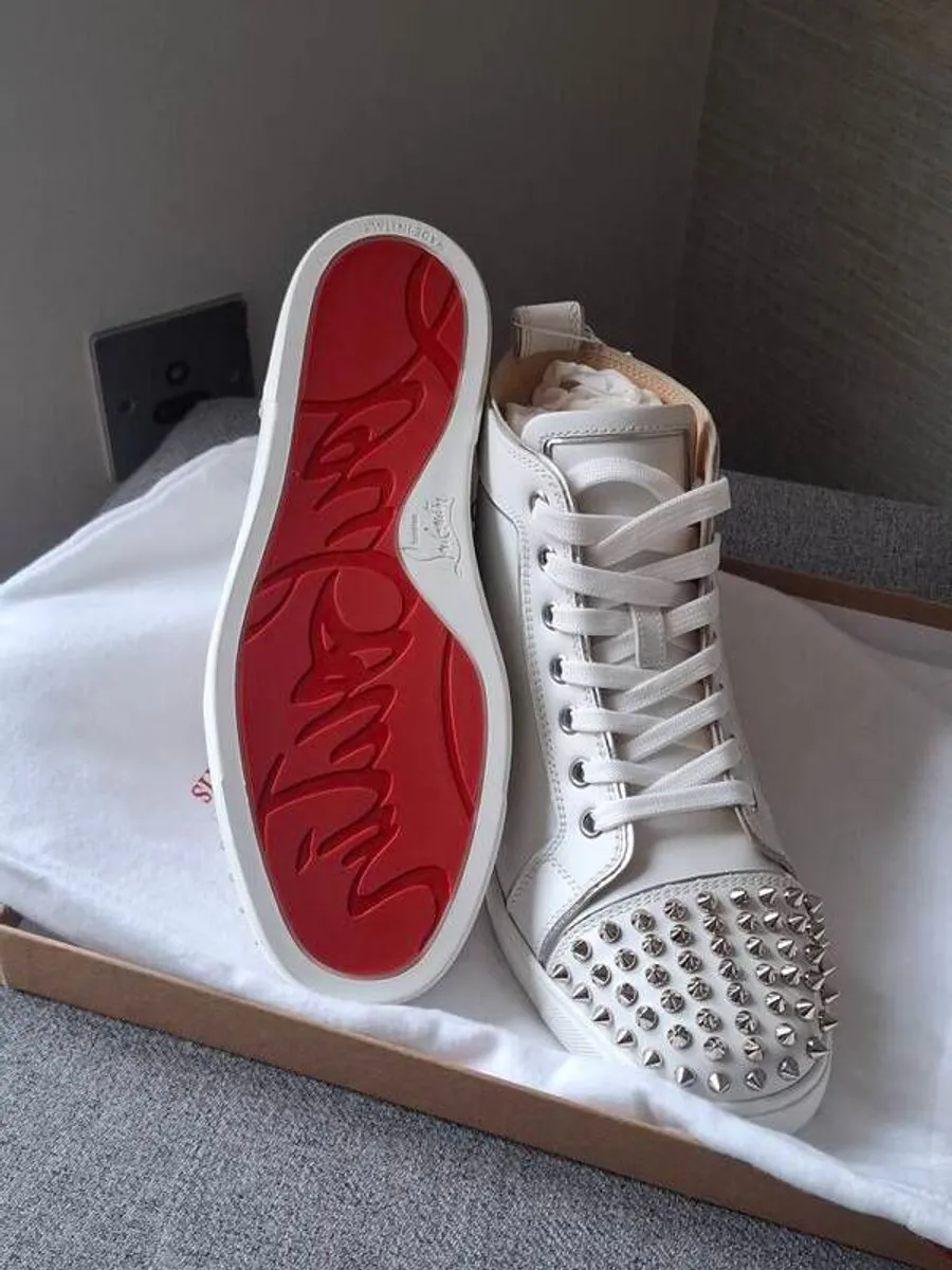 Size 37 Womans Christian Louboutin high-top sneakers - Image 1
