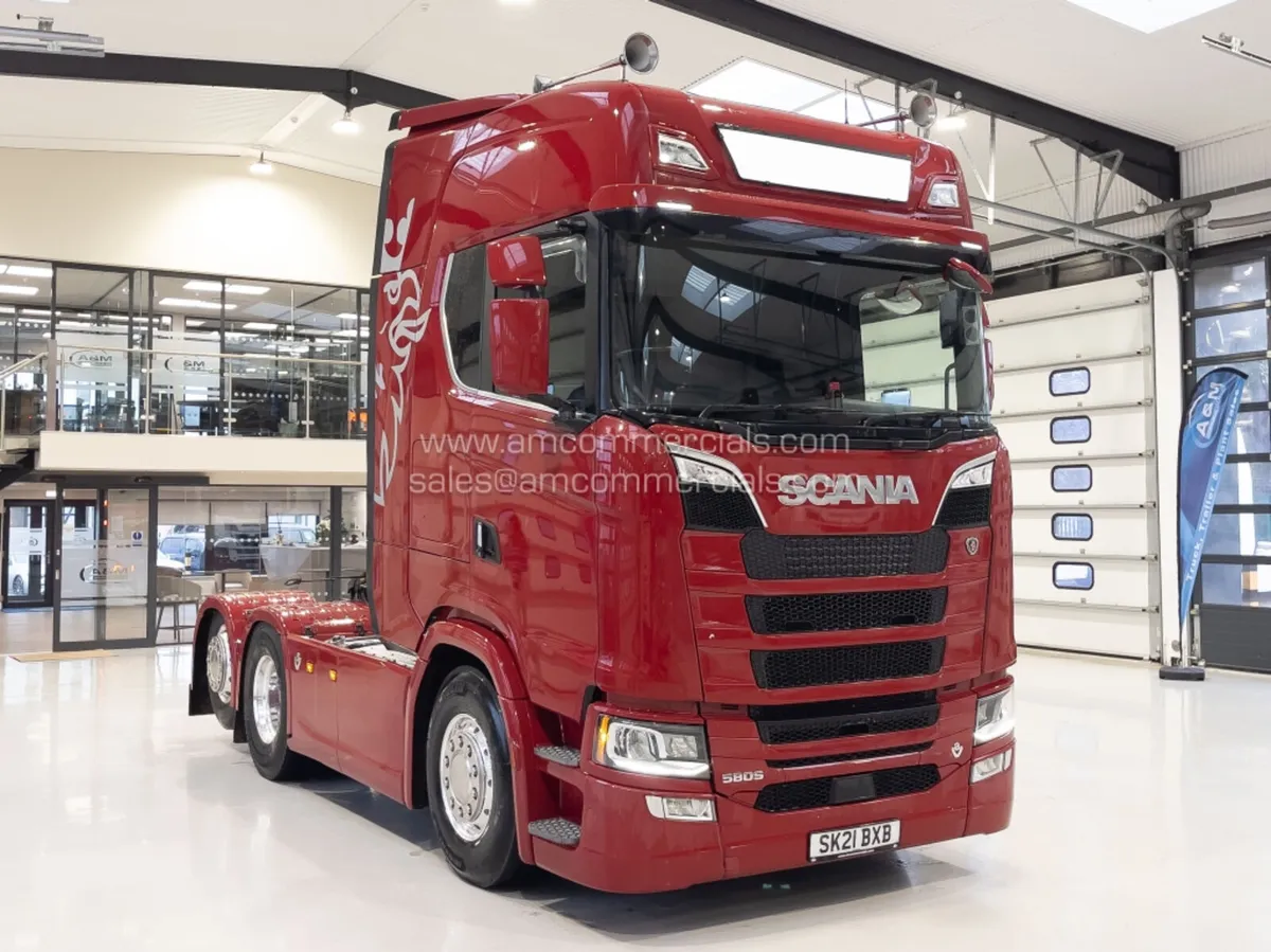 2021 (21) SCANIA S580 V8 6X2 TAG HIGH SLEEPER CAB - Image 1