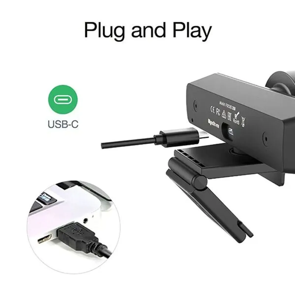 Zoom-Certified 4K Wide Angle Webcam Focus 200 Pro - Image 3