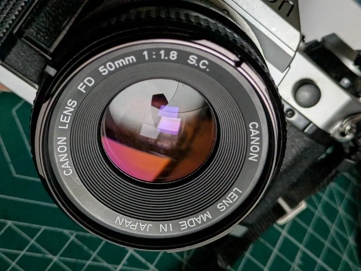 🎞️ Canon AE-1 Program+motor drive grip + 50/1.8 - Image 3