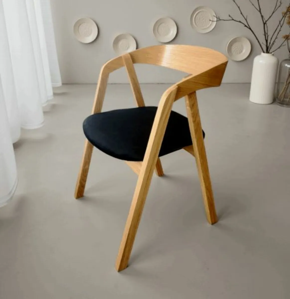 Helsinki solid beech nordic chair - Image 2