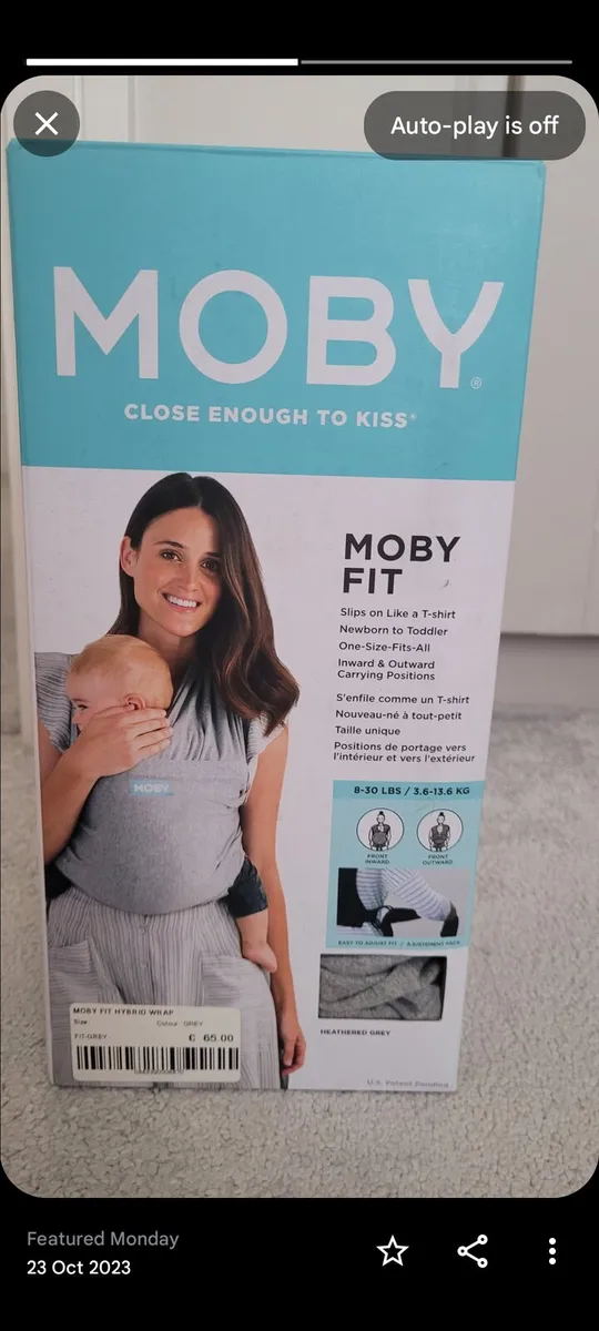 Moby Fit Hybrid Baby Carrier