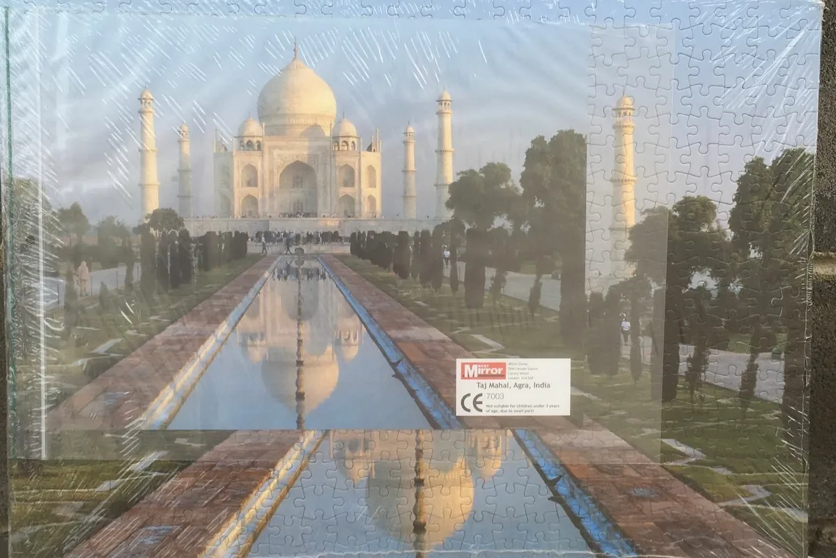 NEW Sealed 500 piece Jigsaw of Taj Mahal - Image 2