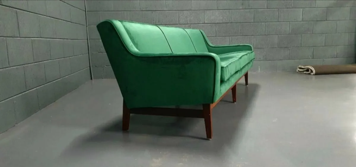 Mid-Century 3 Seat Sofa - Free Delivery - Image 2
