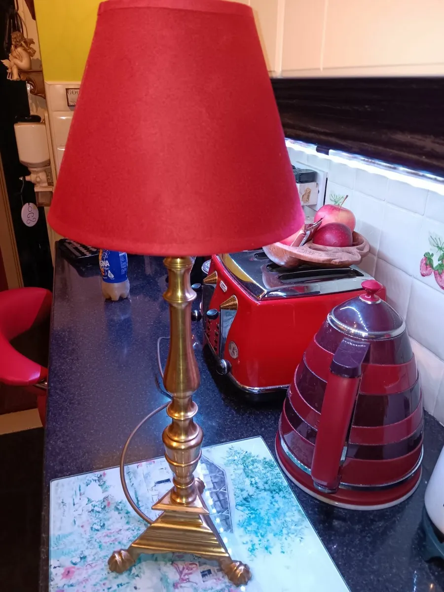 Brass lamp - Image 1
