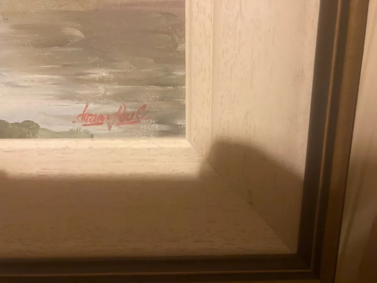 Lackagh bridge Donegal oil painting free postage - Image 2