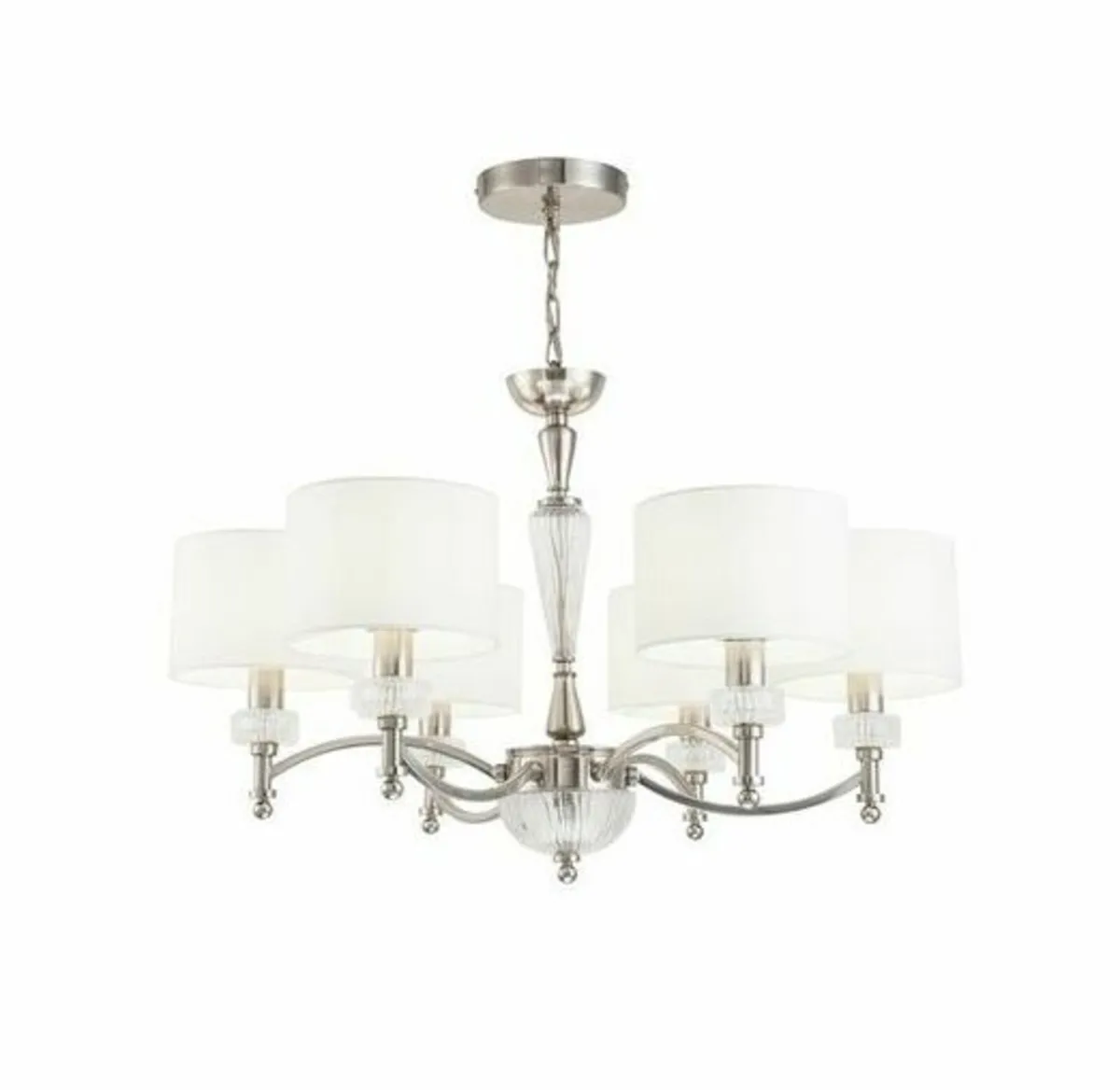 Basche 6-Light Shaded Chandelier - Image 2